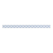 Diamond Endless Knot Hue in Blue Porcelain Grosgrain Lint (Voorkant)