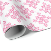 Diamond Endless Knot Hue in Pink Cadeaupapier (Rol Hoek)