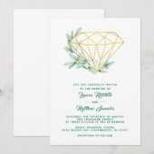 Diamond Eucalyptus Weddenschap Kaart (Voorkant / Achterkant)