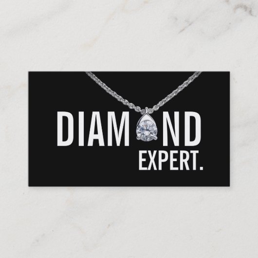 Diamond Expert Jewelry Gold Silver Visitekaartje (Voorkant)