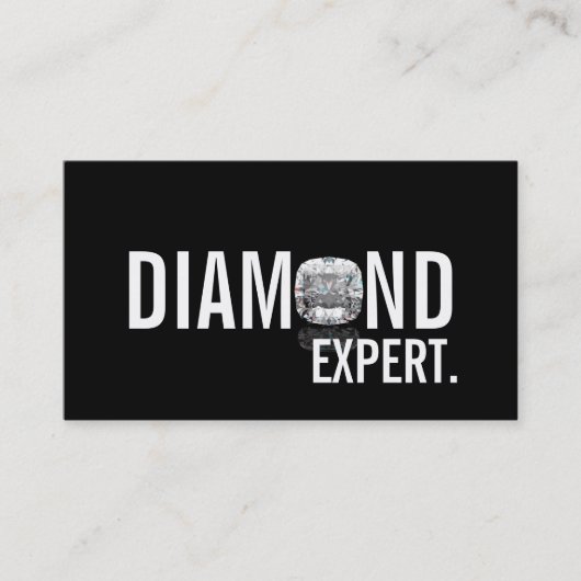 Diamond Expert Jewelry Gold Silver Visitekaartje (Voorkant)