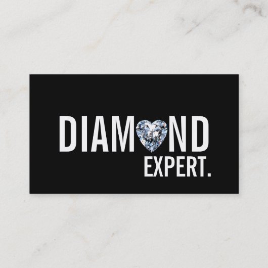 Diamond Expert Jewelry Gold Silver Visitekaartje (Voorkant)