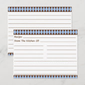 Diamond Explosion Blank Recipe Kaarten (Voorkant / Achterkant)