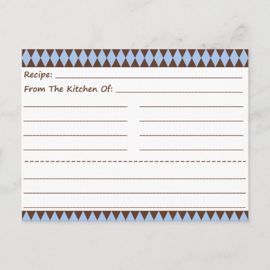 Diamond Explosion Blank Recipe Kaarten (Voorkant)