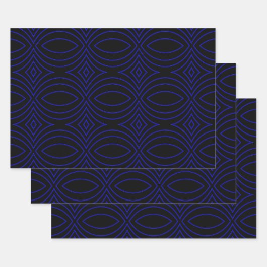 Diamond Eyes Modern Pop Art Abstract Inpakpapier Vel (Set)