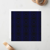 Diamond Eyes Modern Pop Art Abstract Notitiekaartje (Voorkant / Achterkant in situ)