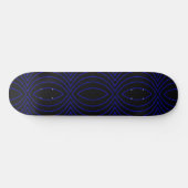Diamond Eyes Modern Pop Art Abstract Persoonlijk Skateboard (Horizontaal)