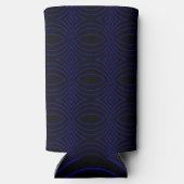 Diamond Eyes Modern Pop Art Abstract Seltzer Blikjeskoeler (Achterkant)