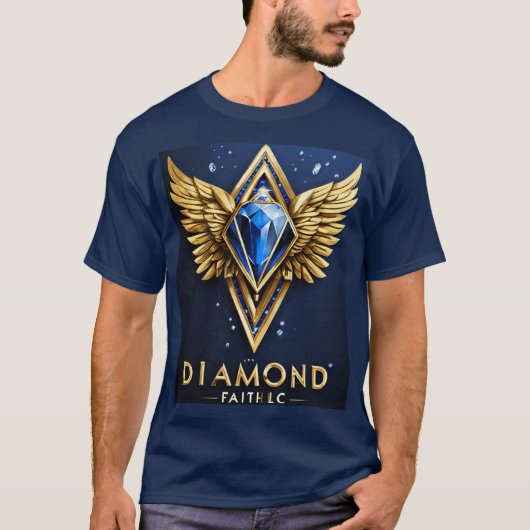 Diamond Faith LLC Logo T-Shirt Design (Voorkant)