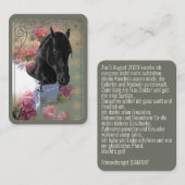 DIAMOND Farewell ~ Visitekaartje (Voorkant / Achterkant)