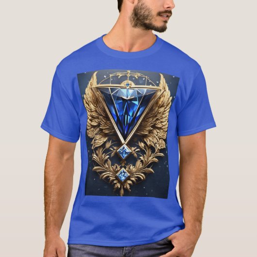 "Diamond Fath Design T-shirt – Uniek, vet grafisch (Voorkant)
