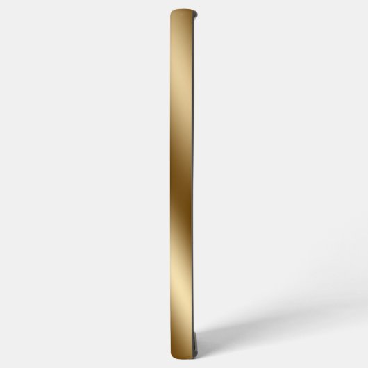 Diamond Faux Bling Goud Metaal Gepersonaliseerde G Samsung Galaxy Hoesje (Linkerkant)