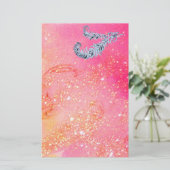 DIAMOND FEATHERS IN MAGISCHE GOUDEN BRIEFPAPIER (Staand voorkant)