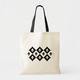 Diamond Fleur De Lis Patroon Tote Bag