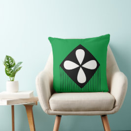 Diamond Floral Geometric Pattern Kussen