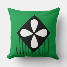 Diamond Floral Geometric Pattern Kussen