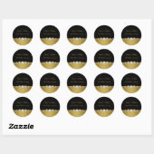 Diamond Flower 50ste huwelijksjubileum sticker (Vel)