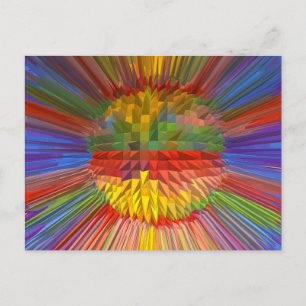 Diamond Flower Digital Graphic ART Gifts FUN love Briefkaart