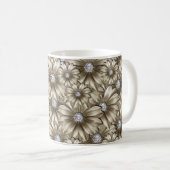 Diamond Flowers Coffee Mok Gift (Voorkant rechts)
