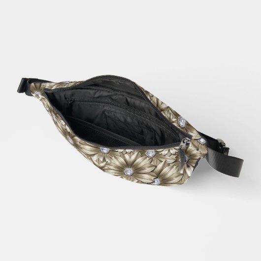 Diamond Flowers Fanny Pack Heuptasje (Open)