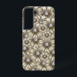 Diamond Flowers Gemstone Samsung Galaxy Hoesje<br><div class="desc">Mooie Diamond Flowers</div>