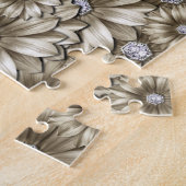 Diamond Flowers Jigzaag Puzzle Gemstone Legpuzzel (Zijkant)