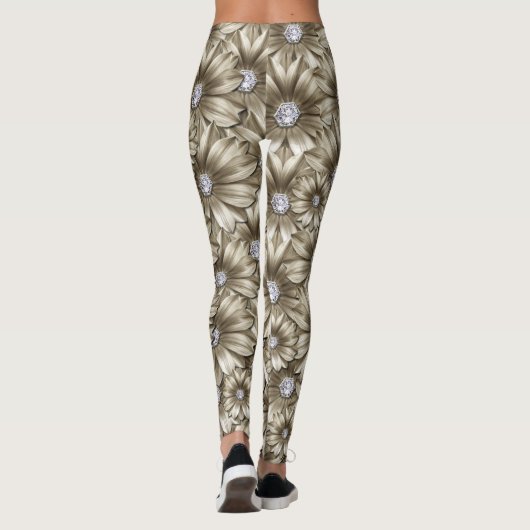 Diamond Flowers Leggings (Achterkant)