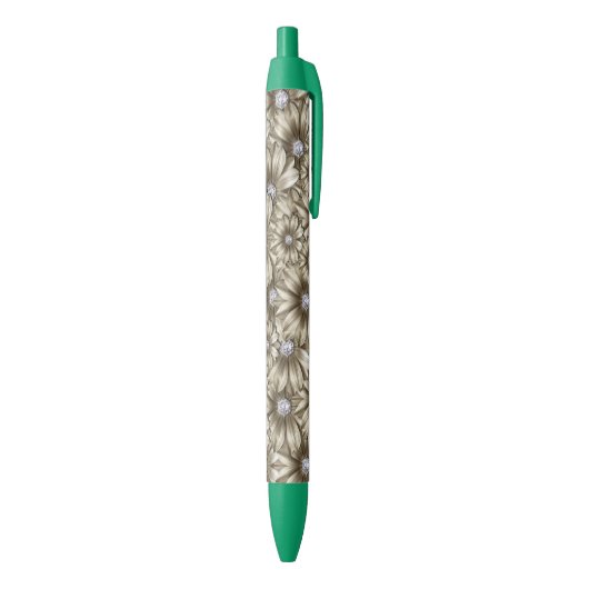 Diamond Flowers Pen Gift (Achterkant (Verticaal))