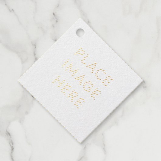 Diamond Folie voorkeurtags Bedankjes Labels (Voorkant)