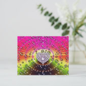 Diamond Fractal Briefkaart (Staand voorkant)