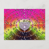 Diamond Fractal Briefkaart (Voorkant)