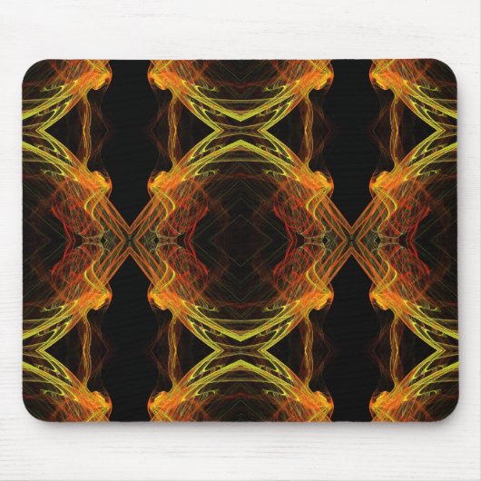 Diamond Fractal Mousepad Muismat (Voorkant)