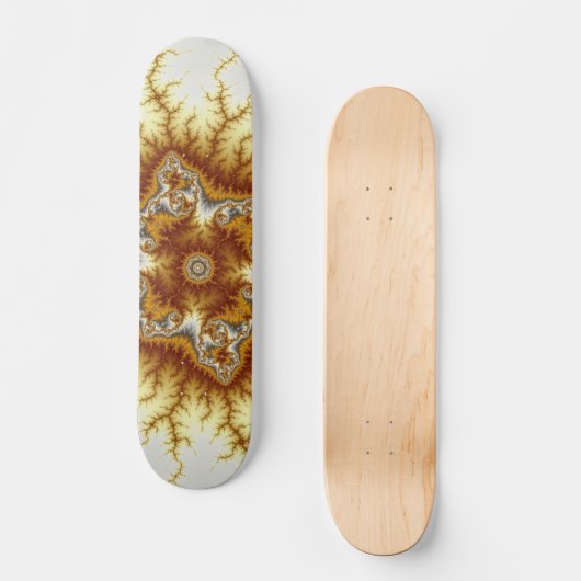 Diamond - Fractal Persoonlijk Skateboard (Voorkant)