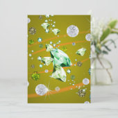 Diamond Galaxy 10 Bedankkaart (Staand voorkant)