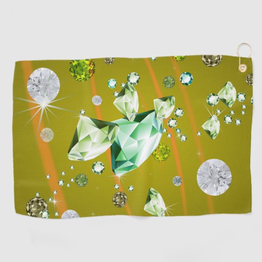 Diamond Galaxy 10 Golfhanddoek (Horizontaal)