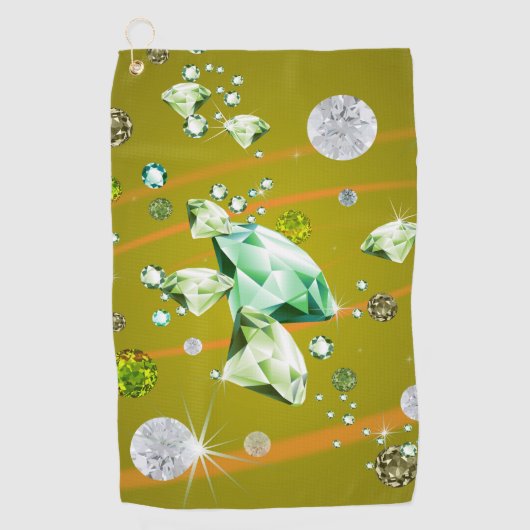 Diamond Galaxy 10 Golfhanddoek (Voorkant)