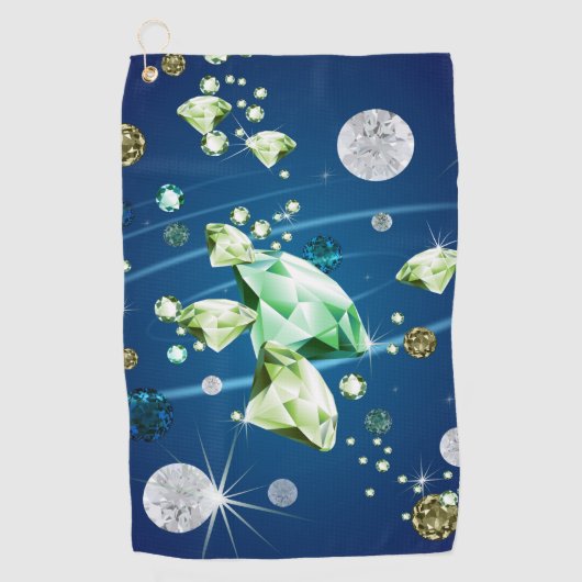 Diamond Galaxy 11 Golfhanddoek (Voorkant)
