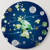 Diamond Galaxy 11 Ronde Button 6,0 Cm (Voorkant)