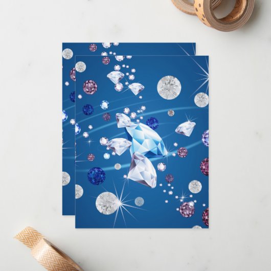 Diamond Galaxy 12 Notitiekaartje (Voorkant / Achterkant in situ)