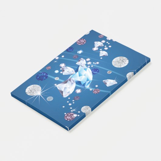 Diamond Galaxy 12 Post-it® Notes (Schuin)