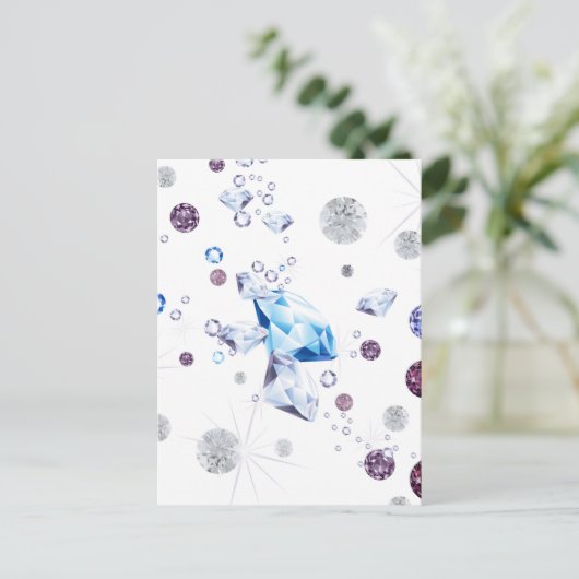 Diamond Galaxy 1 Briefkaart (Staand voorkant)