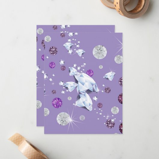 Diamond Galaxy 2 Notitiekaartje (Voorkant / Achterkant in situ)