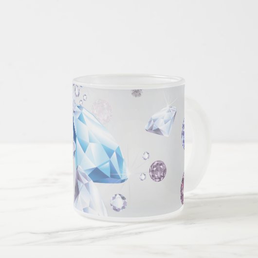 Diamond Galaxy 3 Matglas Koffiemok (Voorkant rechts)