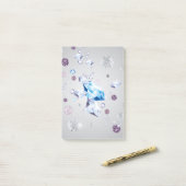 Diamond Galaxy 3 Post-it® Notes (Op bureau)