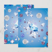 Diamond Galaxy 4 Briefkaart (Voorkant / Achterkant)