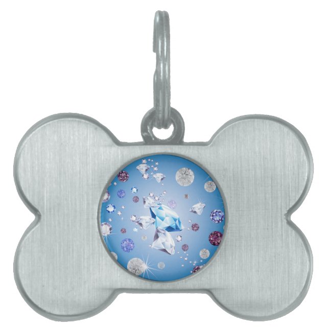Diamond Galaxy 4 Huisdieren Naamplaatje (voorkant)