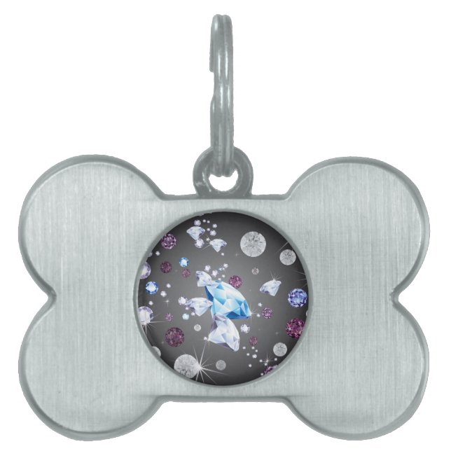 Diamond Galaxy 5 Huisdieren Naamplaatje (voorkant)