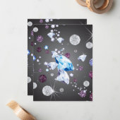 Diamond Galaxy 5 Notitiekaartje (Voorkant / Achterkant in situ)