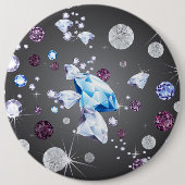 Diamond Galaxy 5 Ronde Button 6,0 Cm (Voorkant)