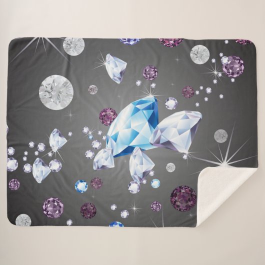 Diamond Galaxy 5 Sherpa Deken (Voorkant (horizontaal))